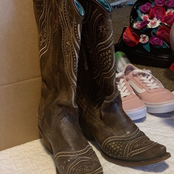Corral beaded western cowgirl boots - Picture 4 of 4